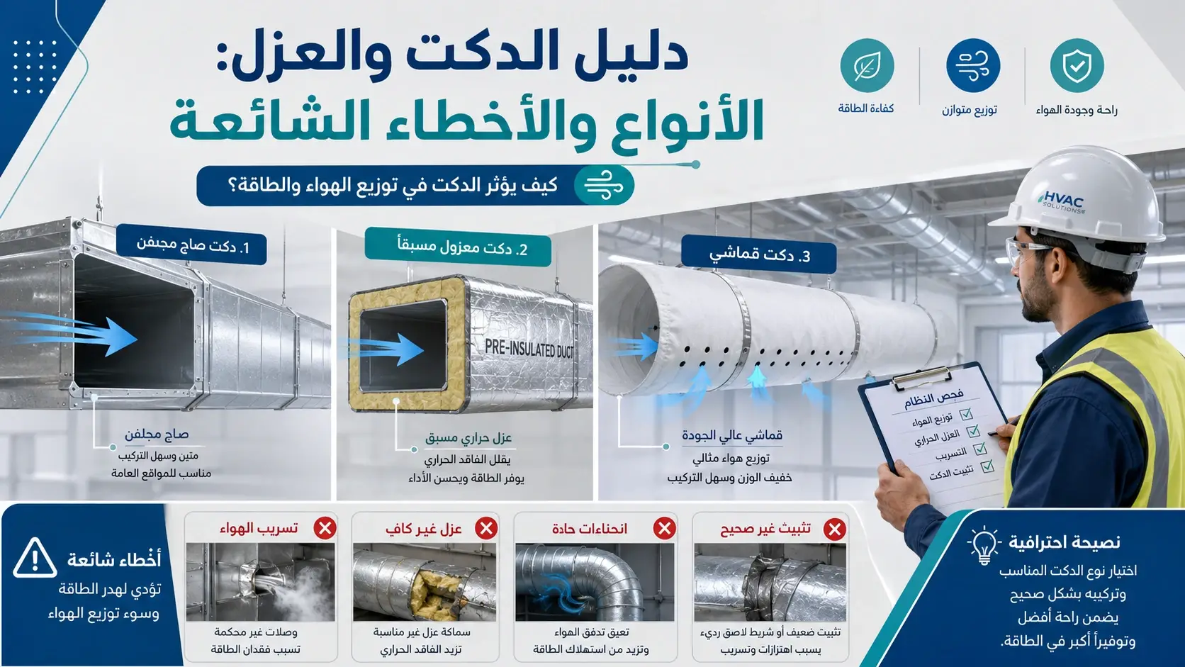 دليل الدكت والعزل وأنواعه وأخطاؤه الشائعة