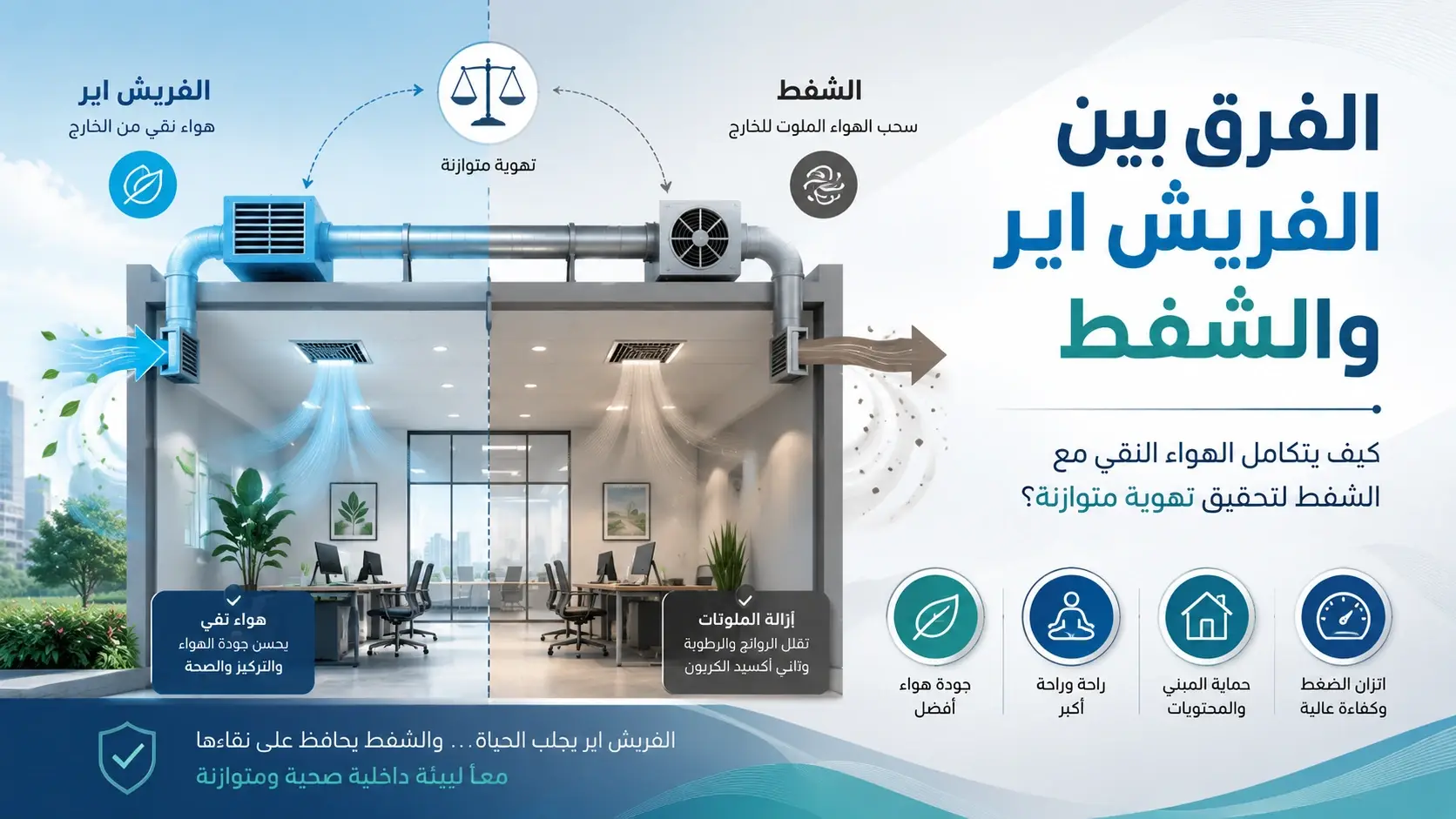 الفرق بين الفريش اير والشفط