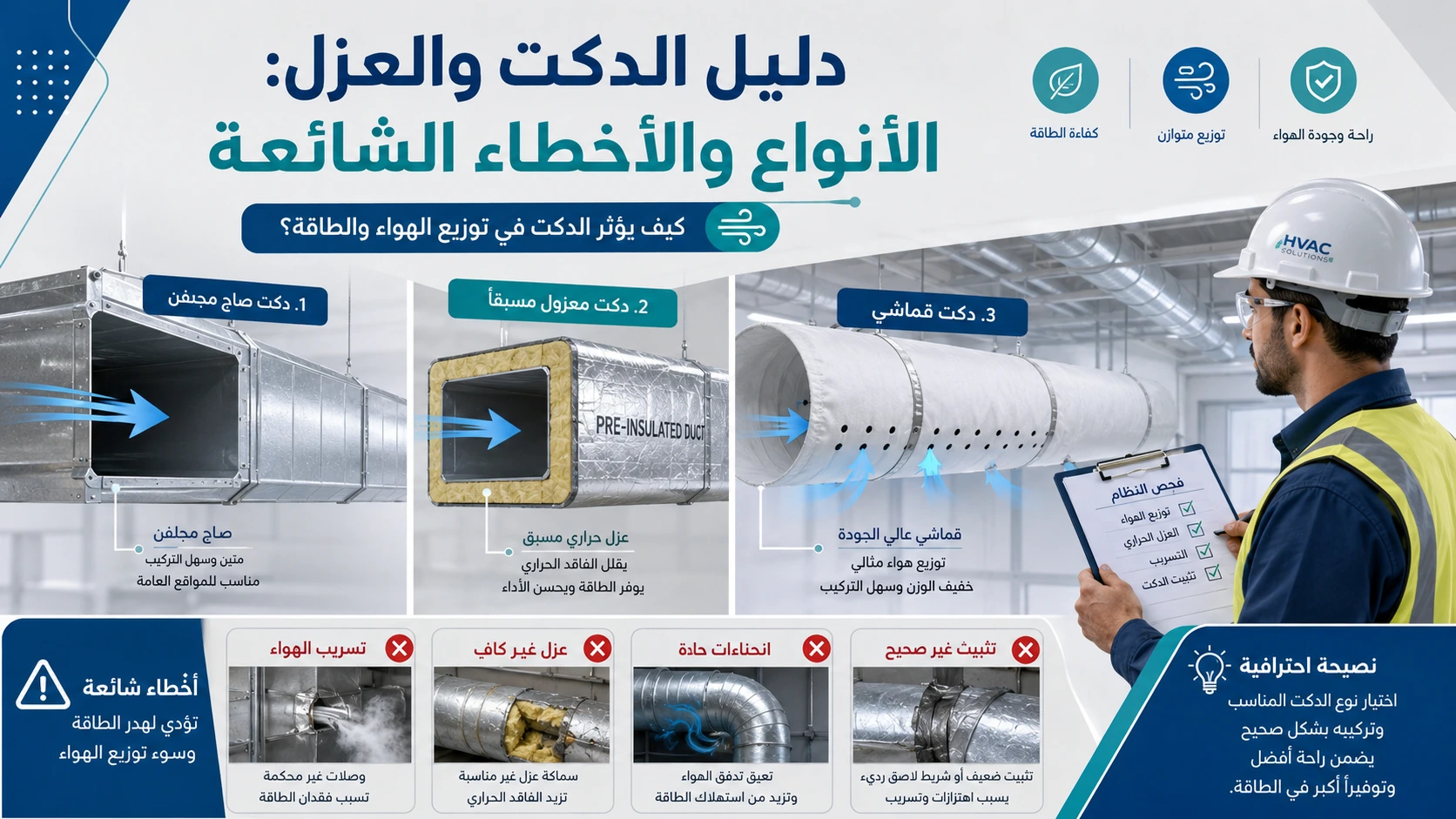 دليل الدكت والعزل وأنواعه وأخطاؤه الشائعة
